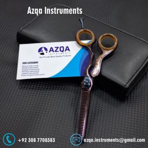Stainless Steel Hair Thinning Scissors with Ergonomic Handle