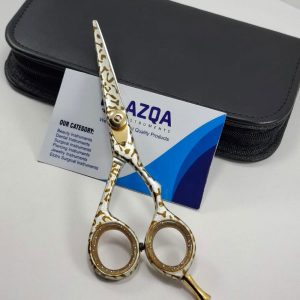 Premium Designer Hair Cutting Scissors by Azqa Instruments