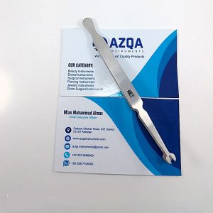 Labret Stem Holding Tweezer With Lock