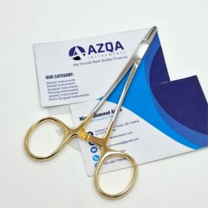 Premium Tungsten Carbide Needle HolderGold