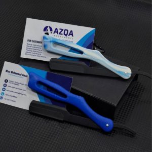 Professional Straight Razor Plastic Handle Barber Shaving Razor Holder Disposable Blade Manual Hair Tool